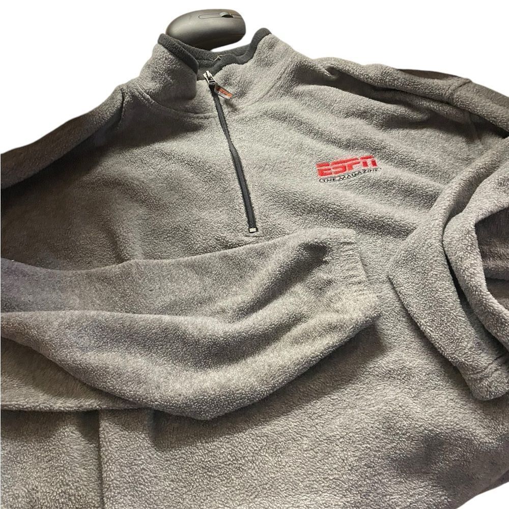 ESPN Gray Men's 1/4 zip hoodie new without tags size XL